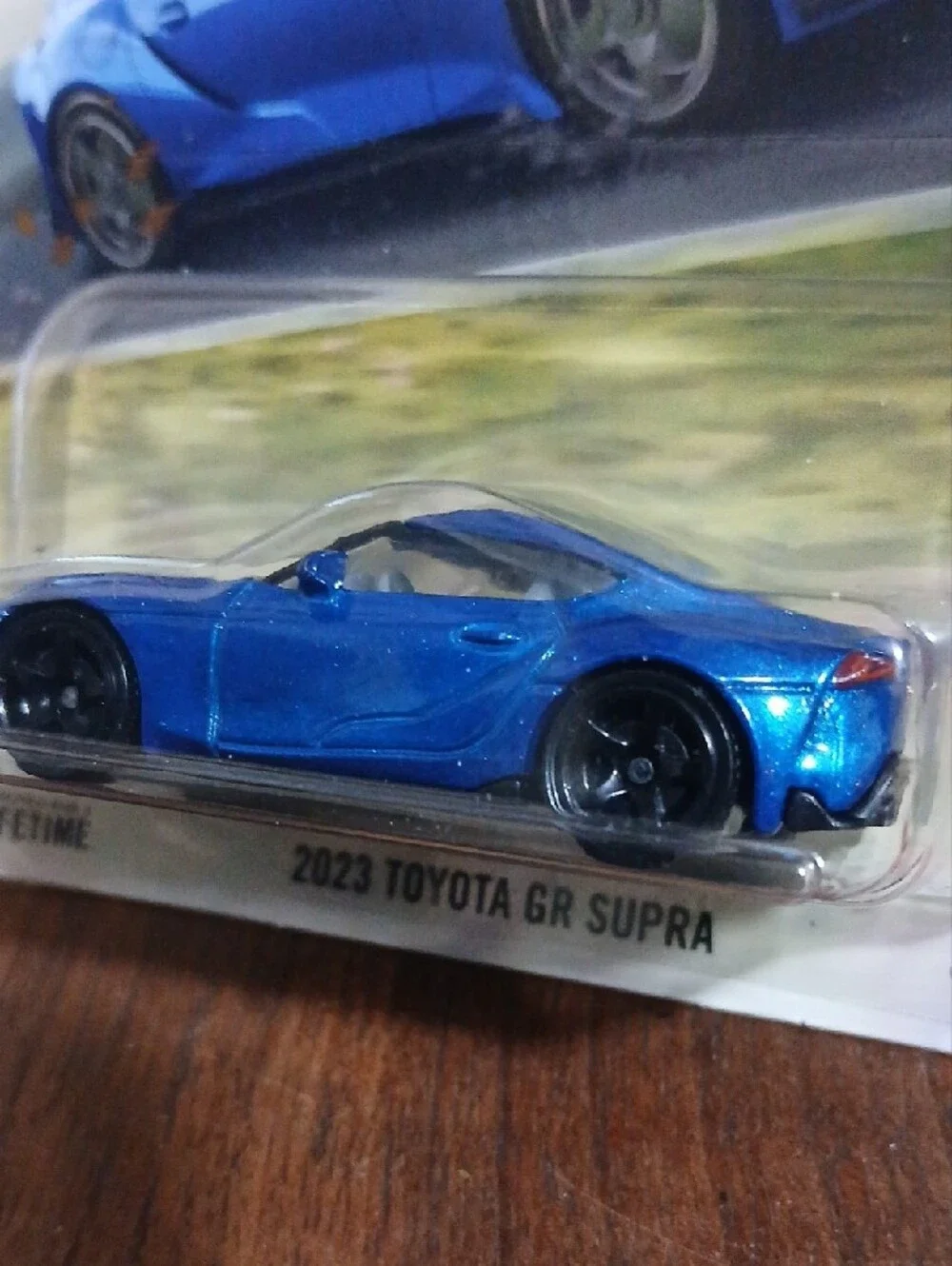 Matchbox 2023 Toyota GR Supra Toy Car - Metallic Blue